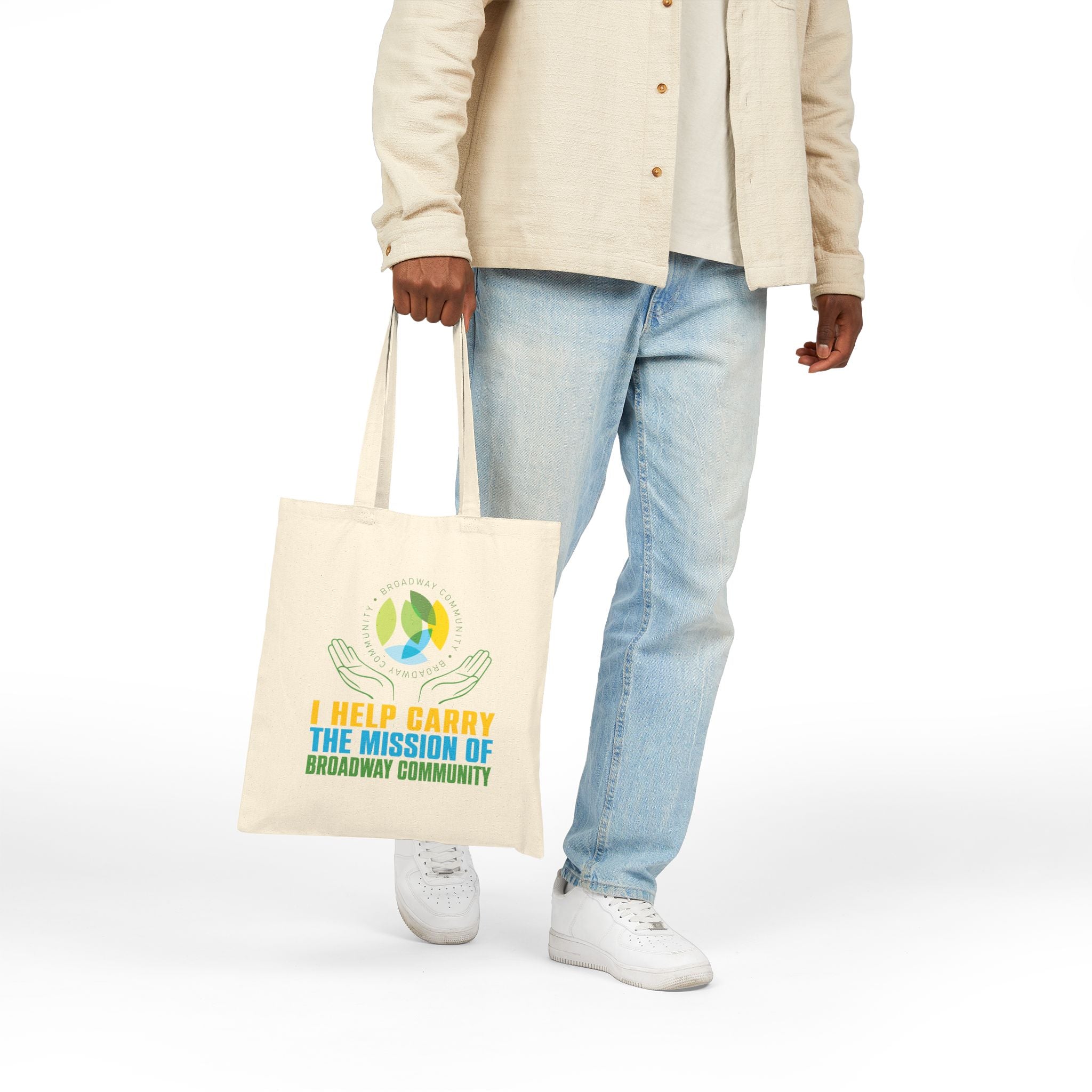 Carry The Mission Natural Tote Bag - Broadway Community Collection
